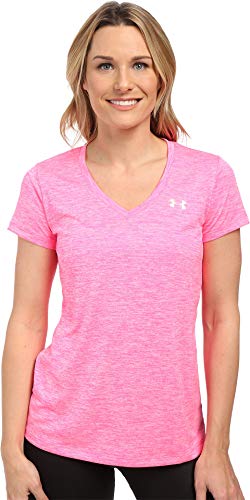 Image of Under Armour Womens Tech V-Neck Twist Short-Sleeve T-Shirt