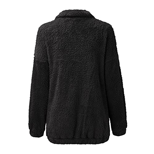 ITISME Felpa Donna con Zip e Cappuccio Pile Doppia...