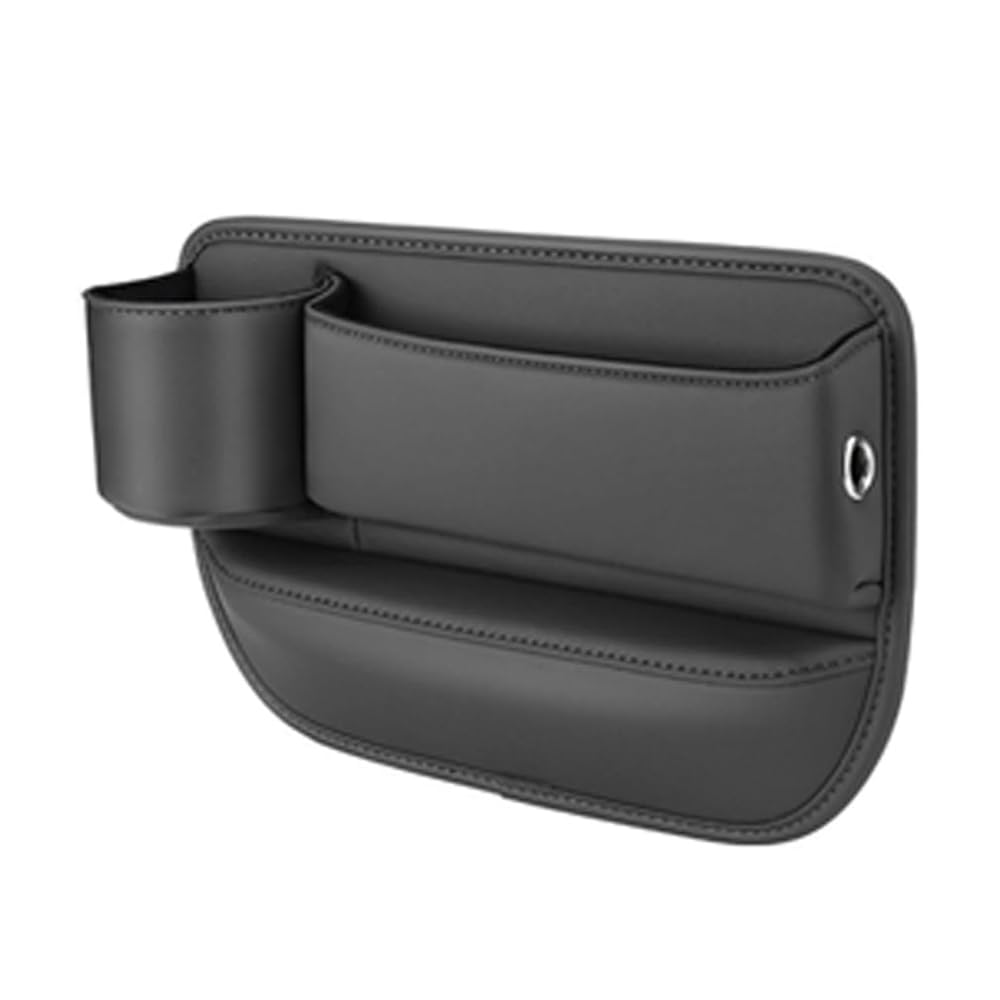 Car Seat Gap Filler Organiser, for Renault Captur Clio Espace Fluence Grand Scénic Kadjar Logan Megane Twingo Car Gap Storage Box Seat Side Pocket Catch Leather Console Slot Tray Crevice Caddy Holder