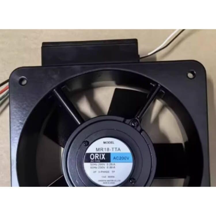 0.25/0.3A MR18-TTA AC200V 180x180x65mm AC AXIAL Fan