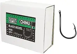 Anzol Chinu Nº 3 Black Nickel Marine Sports - 100 Peças