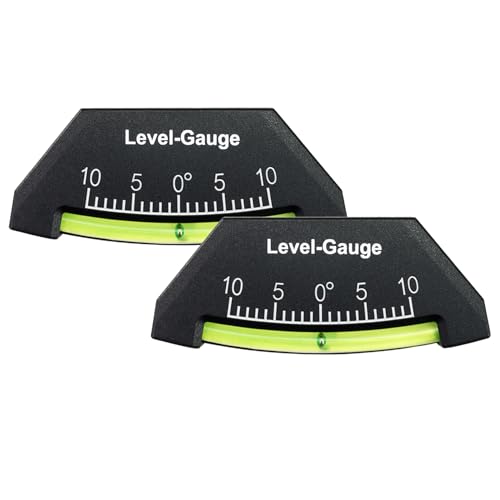 2 Pack Level Gauge for Rv, Rv Level Bubble, Camper Level Gauge, Level For Camper, Replace for Car Inclinometer Gauge, Inclinometer Gauge, Rv Level Gauge, Brass Inclinometer, Rv Levels, Rv Level Gauge