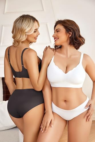 Image of Avidlove Bras for Women No Underwire Seamless Bra Comfortble Bralette Full Coverage Everyday Bras