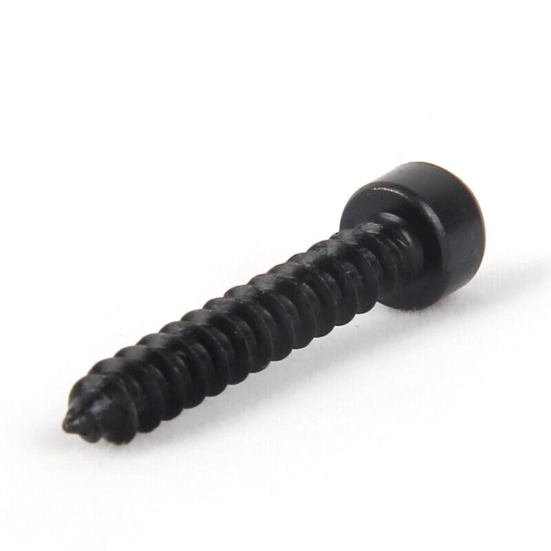 Tornillos autorroscantes negros hexagonales 100pcs M2.6 x 16mm miniatura 7