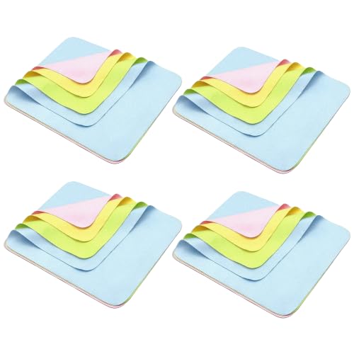 Image of HUMBLE Ultra Soft Microfiber Cleaning Cloth for Laptop Screen Phone Camera Lens Tablet Monitor Sunglasses Soft Lint Free Reusable Wipes for Electronics Optical Glass Non Abrasive Microfiber Pack of 20