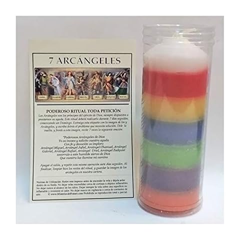 Valmoni Sport Velón 7 Arcángeles Siete Colores 7 Aromas 7 Días 7 Noches Vela Ritual Cover