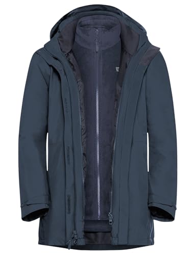 Jack Wolfskin Damen Rotwand 3in1 Jkt W, Midnight Sky, L EU