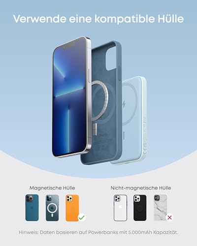 Anker 621 magnetische ultraschlanke Powerbank (MagGo), 5000mAh – Ansicht 6