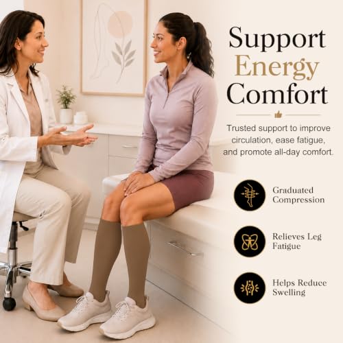 Image of Laite Hebe 4 Pairs-Compression Socks for Women&Men Circulation-Best Support for Nurses,Running,Athletic
