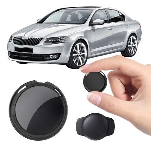 Car Tracker Compatible with Apple Find My(iOS Only)Mini Item GPS Tracking Device with Hidden Magnetic Case Anti Theft Locator No Subscription Global Network Waterproof for Vehicles Trucks Fleet Assets