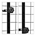 Relaxdays Hundegitter Auto, Trenngitter Universal groß, verstellbare Breite, Autogitter Maße HxB 40 x 92-157 cm, schwarz