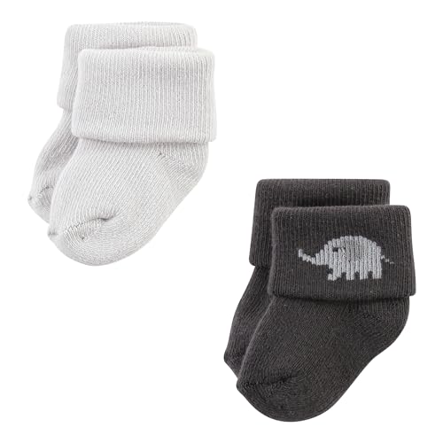 Image of Hudson Baby Baby 8-pack Cotton Rich Newborn and Terry Socks