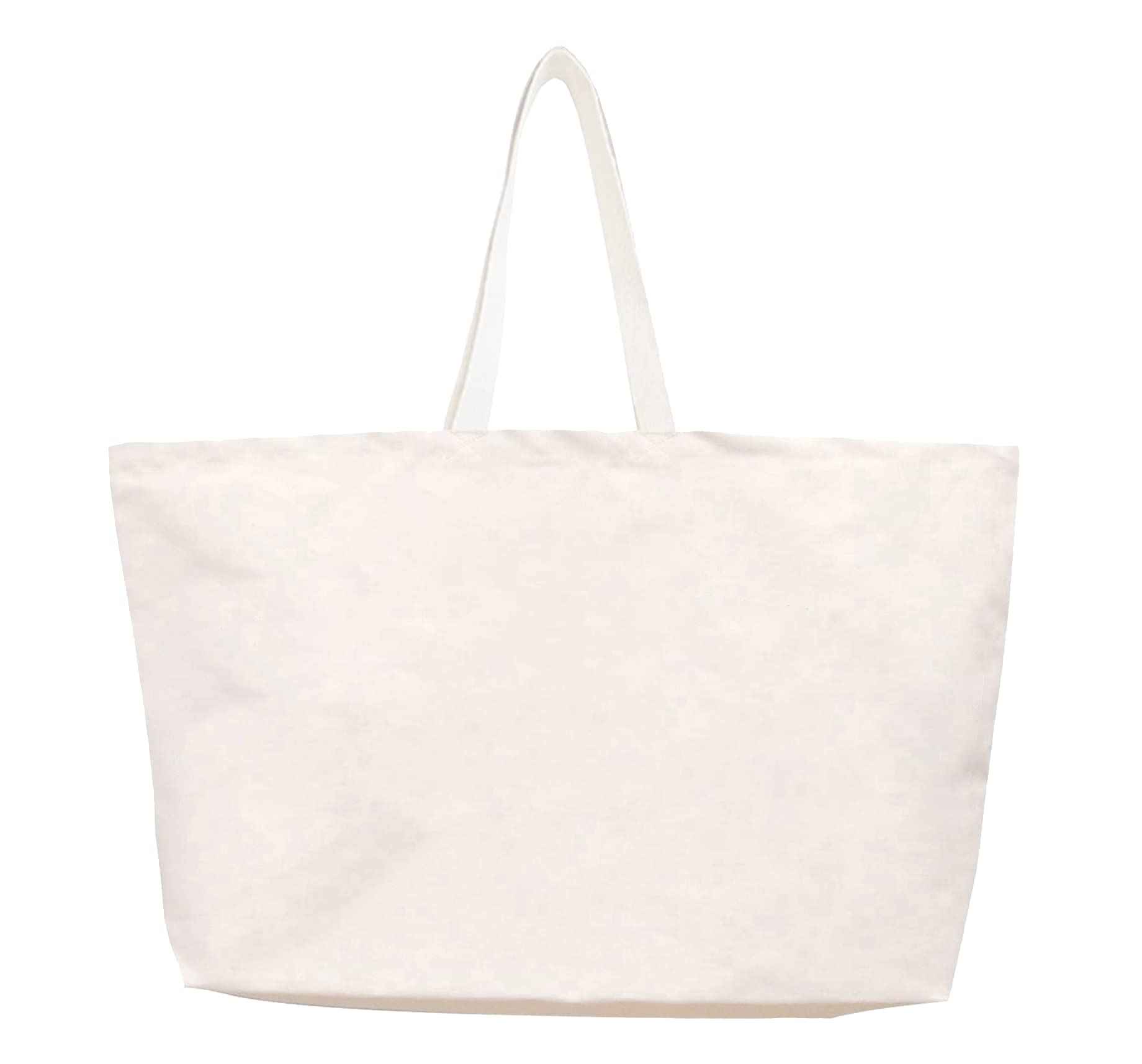 LLYLIU Large Canvas Tote Bag-Extra Big Shopping Beach Totes Bags Reusable Largest Grocery Plain Solid Bag 28"x8"x16"