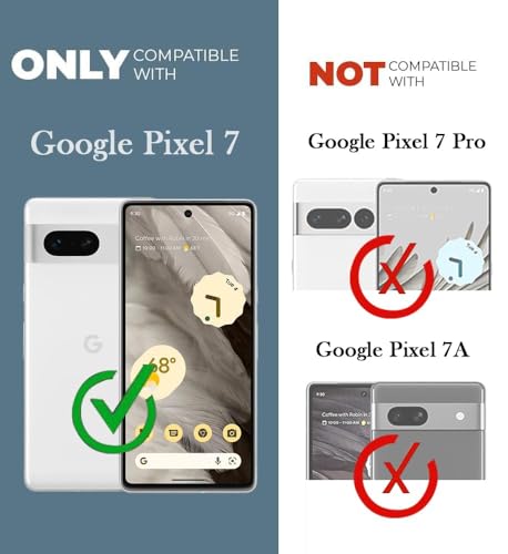 Image of Jkobi Lifetime Anti-Yellow Clear Back Cover Case for Google Pixel 7 (Sleek Hard Crystal | Shockproof and Camera Protection)