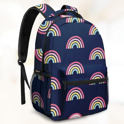 Kids Backpack Rainbow Unicorn Backpack for Girls Boys 4-6, Lightweight and Water Resistant kindergarten Bag Toddler Bookbag with Chest Strap2