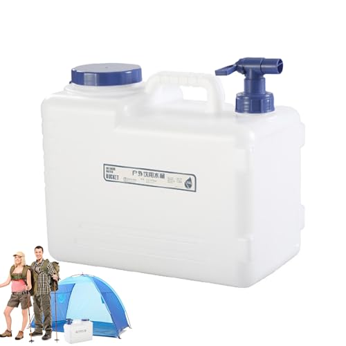 Récipient d'eau avec robinet sans fuite pour véhicule de survie et bivouac 15L