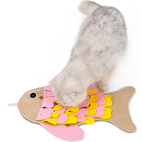 Tampons à renifler pour chats, jouets éducatifs pour chats, antidérapants, résistants aux morsures et durables Cover