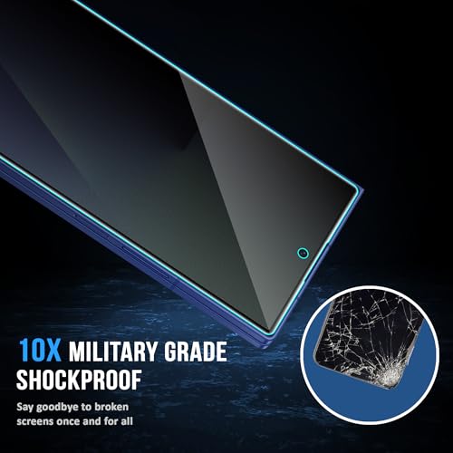 Image of ArmourPro Anti-Spy Matte Privacy Tempered Glass for Samsung Galaxy Z Fold 7 with Edge to Edge Protector Coverage and Easy Installation kit | Black, Pack of 2