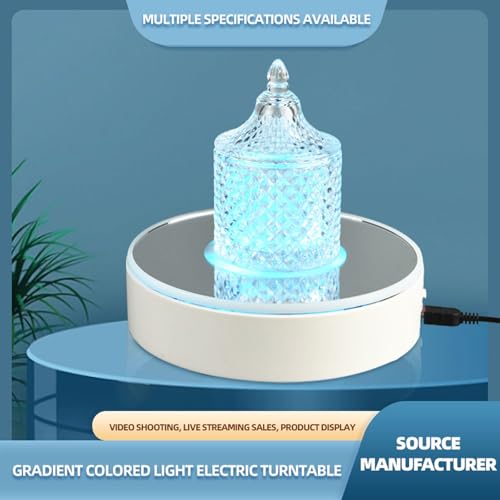 Plateforme acrylique facile à utiliser et présentoir rotatif 360° chic
