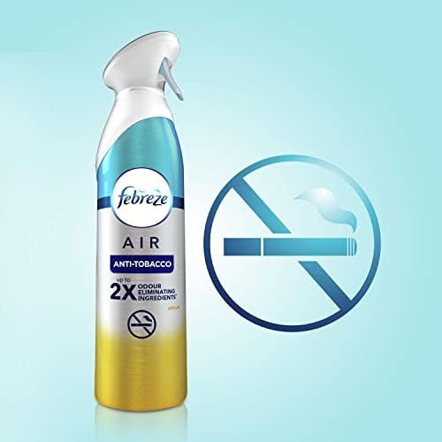 Febreze Air Freshener Spray, Odour Eliminator and Bathroom Freshener, Citrus, 1.8 Litre (300 ml x 6)