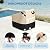 FORSPARK Waterproof Outdoor Chair Covers, Heavy-Duty Patio Chair Covers 2-Pack, Universal Fit for Lawn Furniture, Fits up to 33.5”W x 31.5”D x 36”H, Khaki