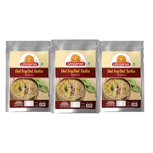 Old Delhi Dhabba Dal Tadka/Dal Fry Masala Powder, Easy to Use Dal Fry/Dal Tadka Masala|Perfect Blend of Authentic Handpicked Spices|Shahi Kadai Dal Fry/Dal Tadka Masala-150Gx3Pk