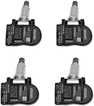 4pcs Tire Pressure Sensor 52933-2J100 TPMS Sensors PreProgrammed 433Mhz Tire Pressure Monitoring System Compatible for Genesis G80 for Hyundai Accent for Kia Cadenza/Rio/Sorento 529332J100