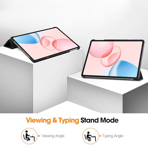 YRH for Honor Pad 10 Case 12.1 inch 2025, Slim Light Hard Shell Protective for Honor Pad 10 Tablet Case (Black) - Image 2