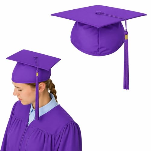 Image of Raj Costume Graduation Gown, Cap & Sash Set for Kids & Adults | Matte Polyester Academic Convocation Dress | Graduation Ceremony Robe for School, College & University Degree Day