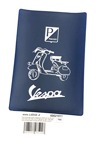  Tasca Porta documenti vintage per VESPA 98 125 150 V1T V15T V30T V33T V98T VU1T U VM VN VL VB1T VNB VBB VBA VNA faro basso struzzo anni 60