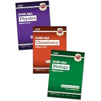 CGP GCSE AQA Biology, Chemistry & Physics Higher Revision Guide 3-book set