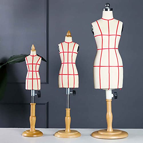 Mini robe 1:3 pour femme réglable et mannequin de couture blanc pour affichage - 3