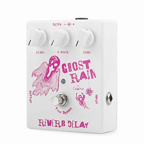 Caline Cp-41 Ghost pluie Reverb Delay Pédale d’effets - Les Beatles, Paul McCartney, John Lennon, RIngo Starr, George Harrison Caline Cp-41 Ghost pluie Reverb Delay Pédale d'effets