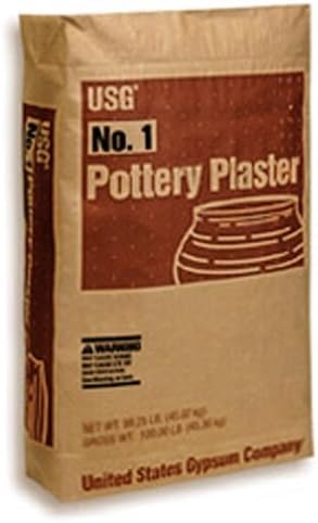 USG#1 Pottery Plaster for Scenery, Dioramas, Dentistry and Mold Casting Also Great for Model Railroads & Gaming (10 Pounds)
