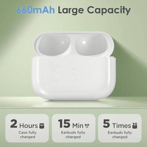 Image of Wireless Charging Case Replacement Compatible with AirPods Pro 1 /2 L-Port