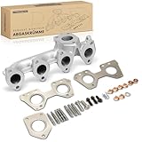 Frankberg Auspuffkrümmer mit Krümmerdichtung Stehbolzen Kompatibel mit 1er E81 E87 1er F20 F21 2 Coupe F22 F87 3er E90 5er E60 X1 E84 X3 E83 Replace# 11627810182