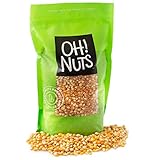 Oh! Nuts Popcorn Kernel Seeds | Bulk 5lb Bag of 100% All Natural Large White Whole Grain Raw...
