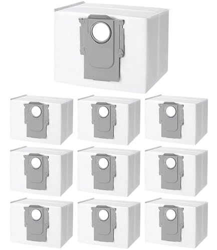 10 Bolsas de Repuesto Aspiradoras Compatibles con Roborock S8+/S8 Pro Ultra/S7 MaxV...