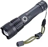 T9 Lanterna Led Recarregável Tática Mais Forte Do Mundo Potente Sitio Fazenda