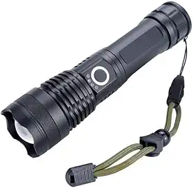 T9 Lanterna Led Recarregável Tática Mais Forte Do Mundo Potente Sitio Fazenda