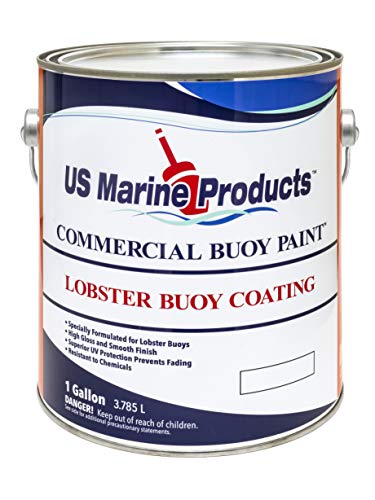 US Marine Products LLC Lobster Buoy Paint White Gallon