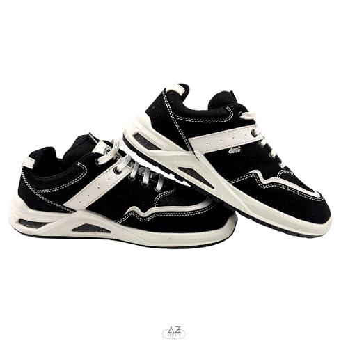Image of Allen Cooper Safety Shoe ACM 1700 | Washable Micro-Fibre Upper, Protective Steel Toe, Anti-Skid Sole, Water & Oil Resistant | Size 07 INDIA /UK