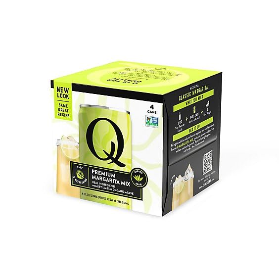 Q Tonic Margarita Mixer 4 Pack 30 fl oz (Pack of 6)