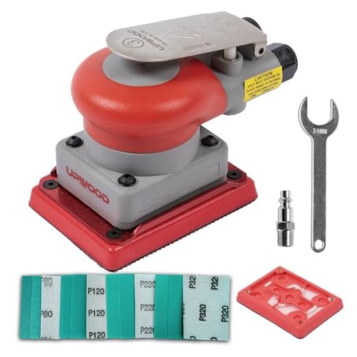 Lightweight Pneumatic Orbital Sander