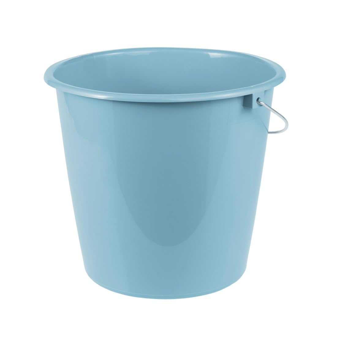 keeeper Erik Wiadro z Metalowym Uchwytem, 10 L, Polipropylen, 28.5 x 28.5 x 26 cm, Niebieski (Nordic Blue), 10 Szt.