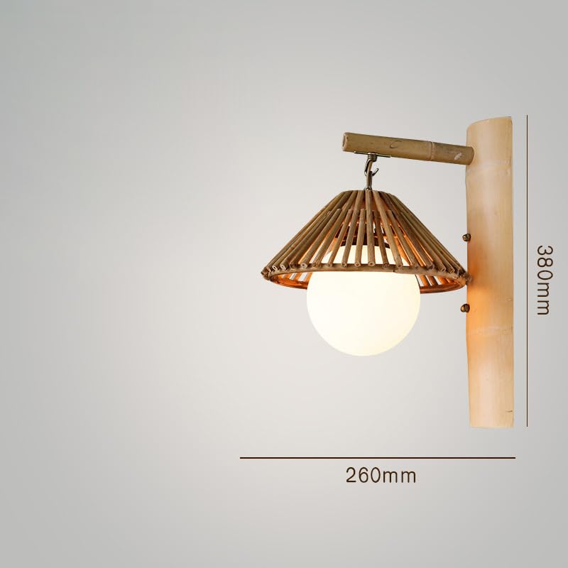 Amazon.co.jp : KY LEE 木製 天然素材 ブラケットライト 壁掛け照明