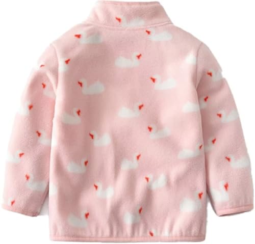 Cromoncent Boys Girls Full-Zip Polar Fleece Jackets2