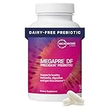 Microbiome Labs MegaPre DF - Dairy-Free Prebiotic Fiber Supplement - Gut Health Prebiotics for Women, Men & Kids 3+ - Support Microbial Diversity (180 Capsules)