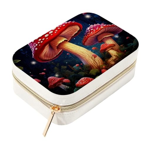 Boîte à bijoux spacieuse velours étui rangement voyage portable