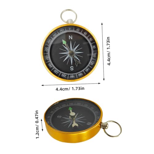 Brújulas mini portátiles 4 piezas para senderismo camping miniatura 2